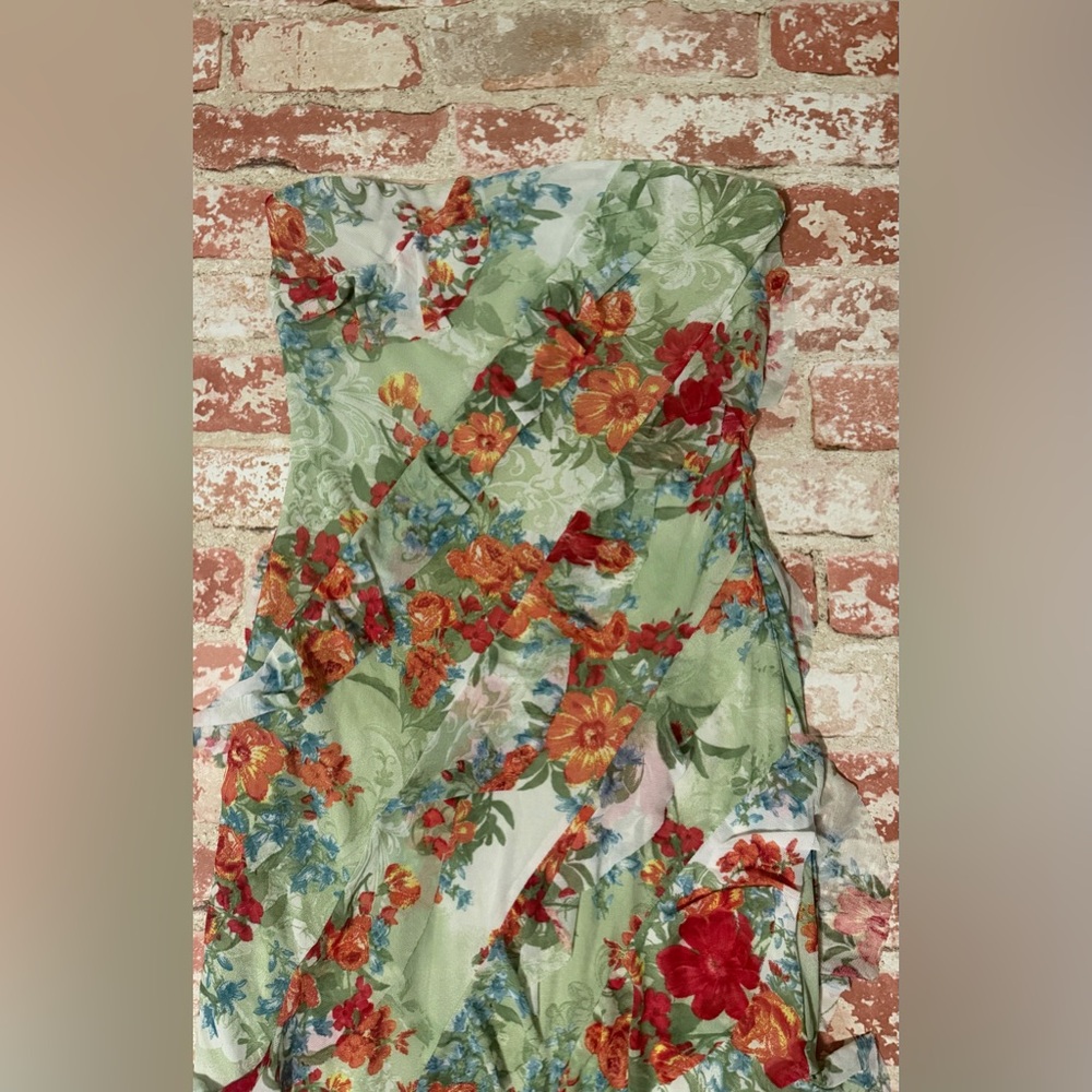 Sincerely Jules Floral Strapless Dress